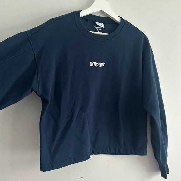Gymshark Blue Crewneck Sweatshirt Medium - Picture 2 of 6